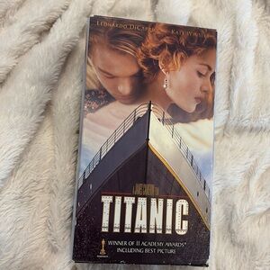 Titanic vintage VHS set includes part 1 and part 2